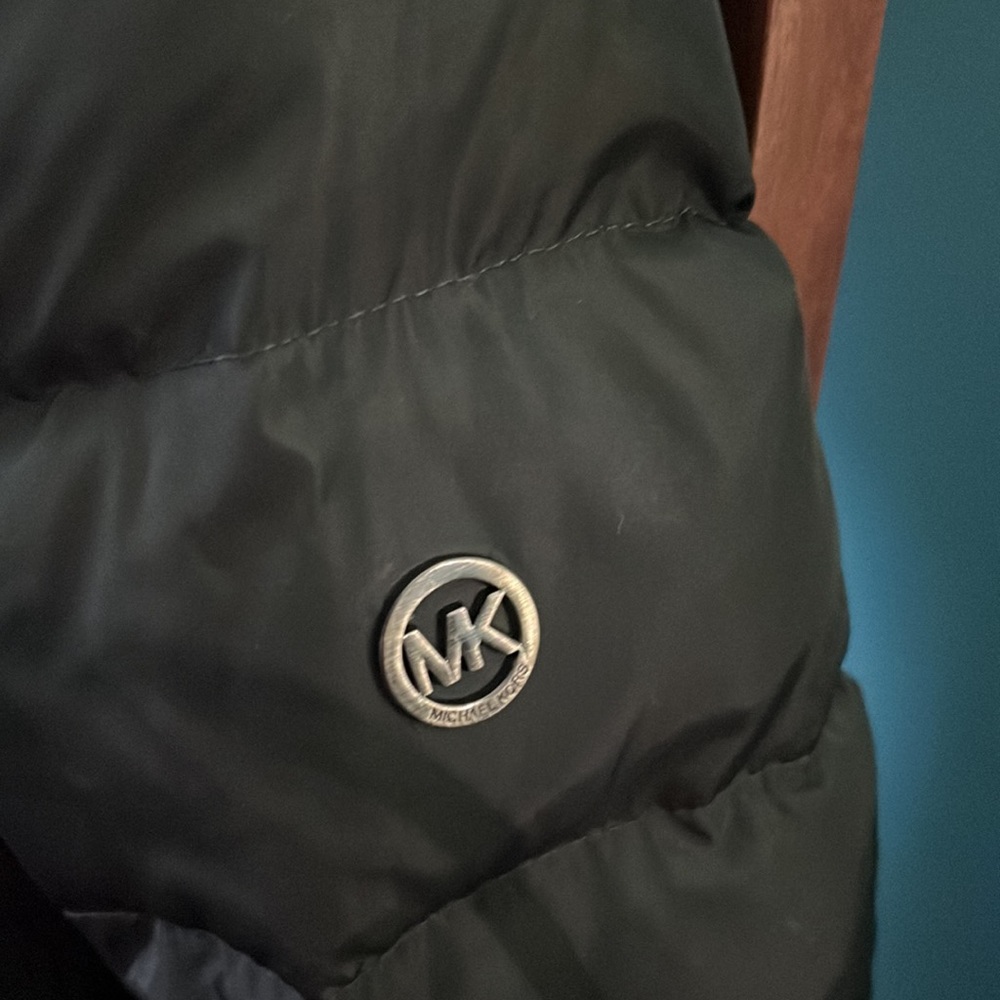 Michael Kors Green Down-filled Puffer Coat, XS - Picture 5 of 7